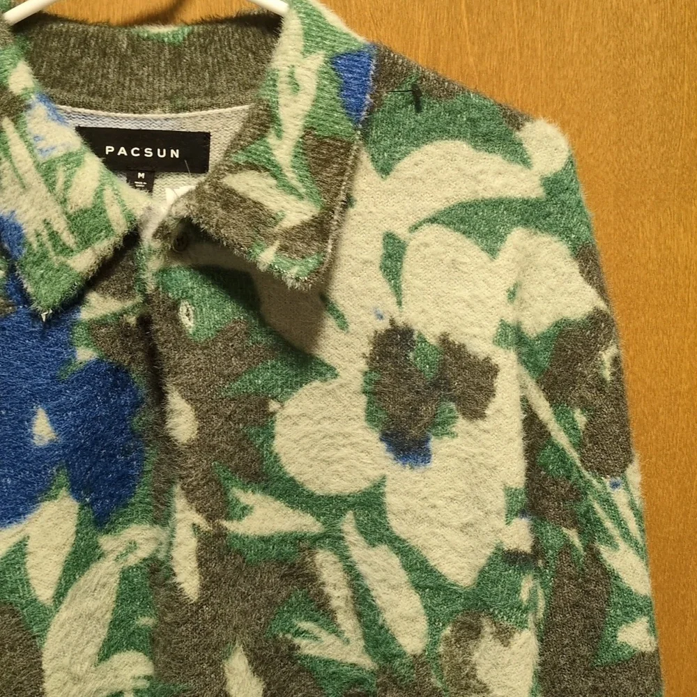 NWT PacSun Eyelash Polo Sweater - Perfect for Adding a Super Soft Pop of Color - Picture 3 of 14